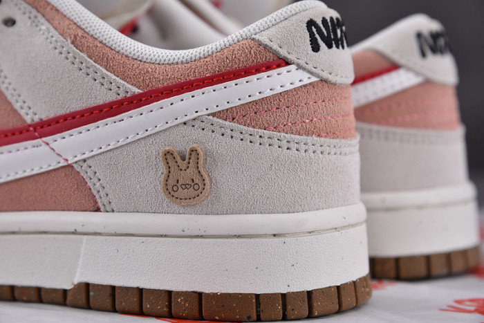 Nike SB Dunk Low SE 85 Double Swish Sail Red Pink DO9457 117