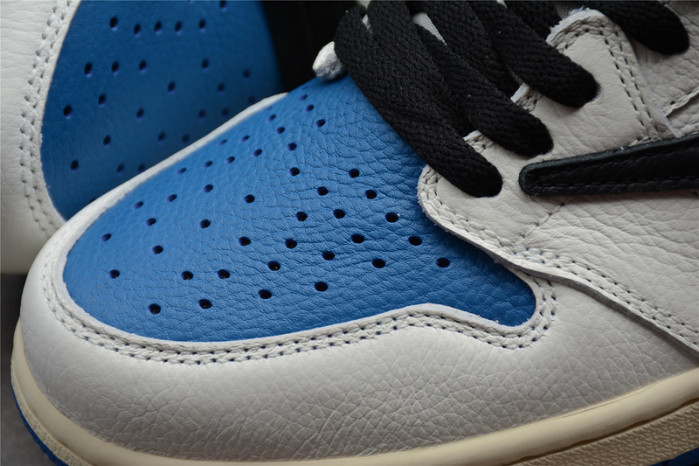 Travis Scott x Fragment x Air Jordan 1 Blue White DH3227-105