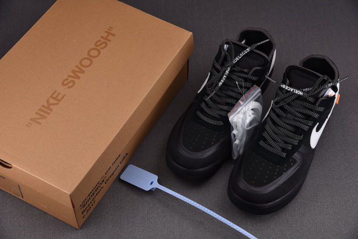 OW Nike Air Force 1 Low Black AO4606-001