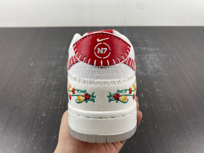 NIKE SB DUNK LOW DECON N7 OPTI YELLOW UNIVERSITY RED FD6951-700
