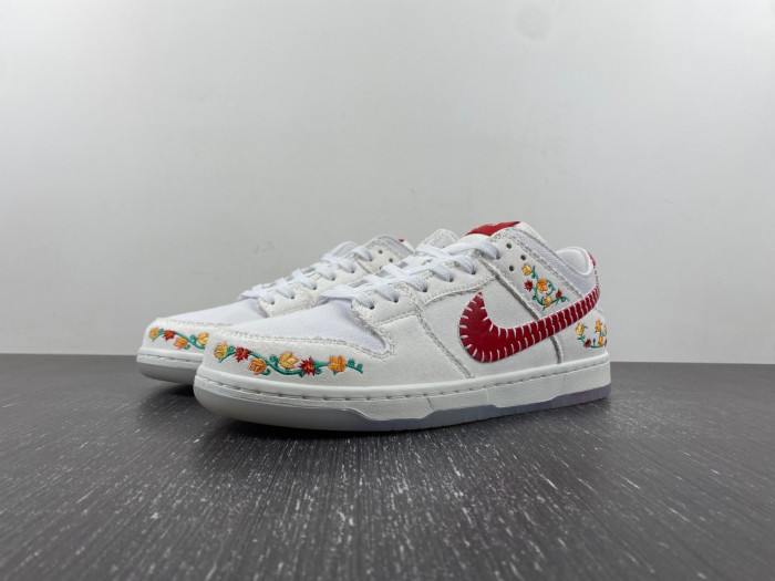 NIKE SB DUNK LOW DECON N7 OPTI YELLOW UNIVERSITY RED FD6951-700