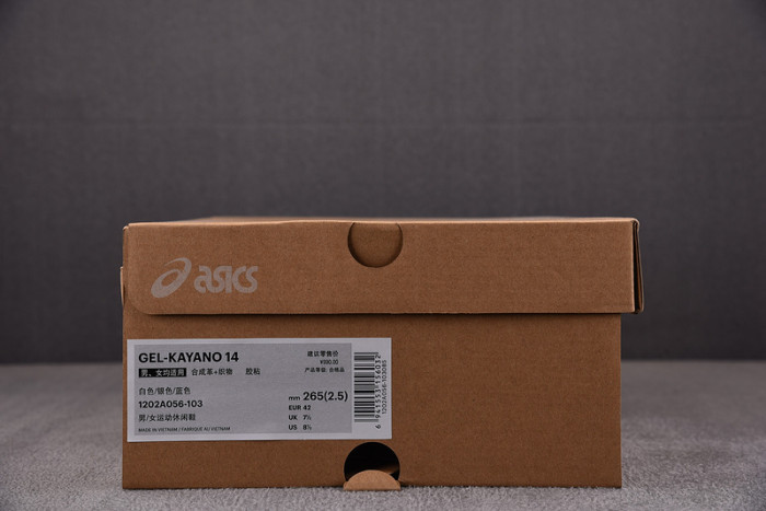 As1cs SPORTSTYLE GEL KAYANO 14 (WEISS / BLAU) 1202A056-103