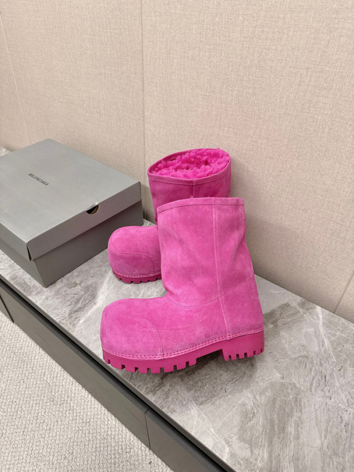 Ba1en*iaga Alaska Faux-Fur Low Boots