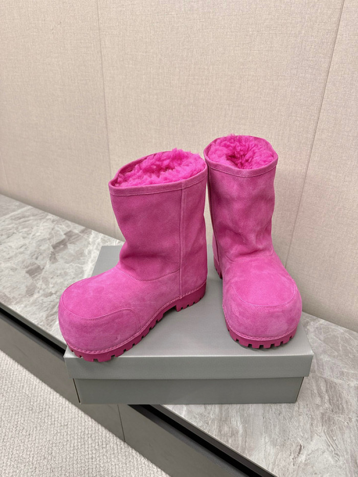 Ba1en*iaga Alaska Faux-Fur Low Boots