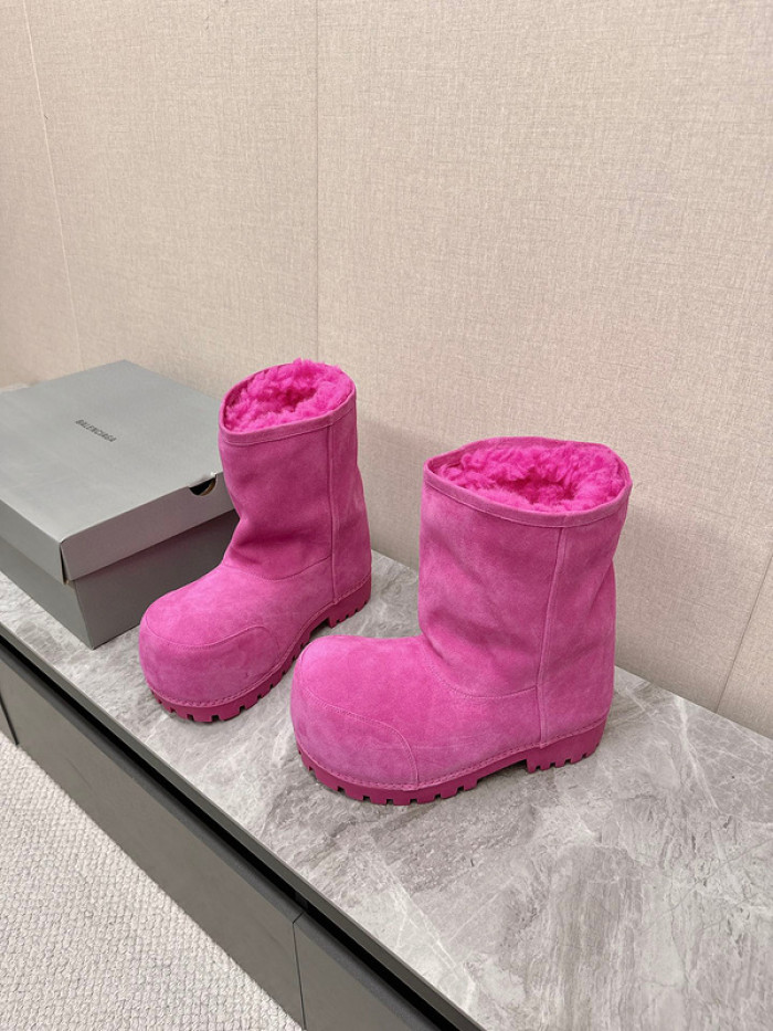 Ba1en*iaga Alaska Faux-Fur Low Boots