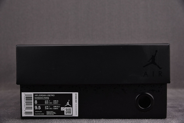 Air Jordan 4 “Black Cat” CU1110-010