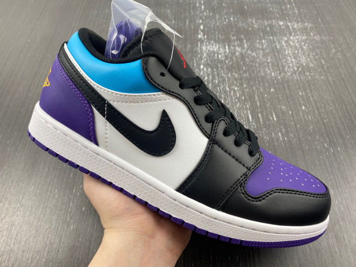 Air Jordan 1 Low Court Purple Tropical Twist 553558-154