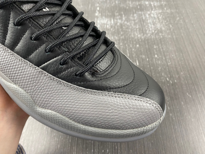 AIR JORDAN 12 “BLACK/WOLF GREY”