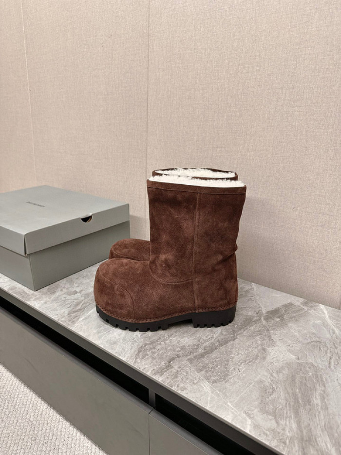 Ba1en*iaga Alaska Faux-Fur Low Boots