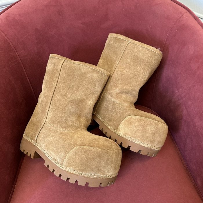 Ba1en*iaga Alaska Faux-Fur Low Boots