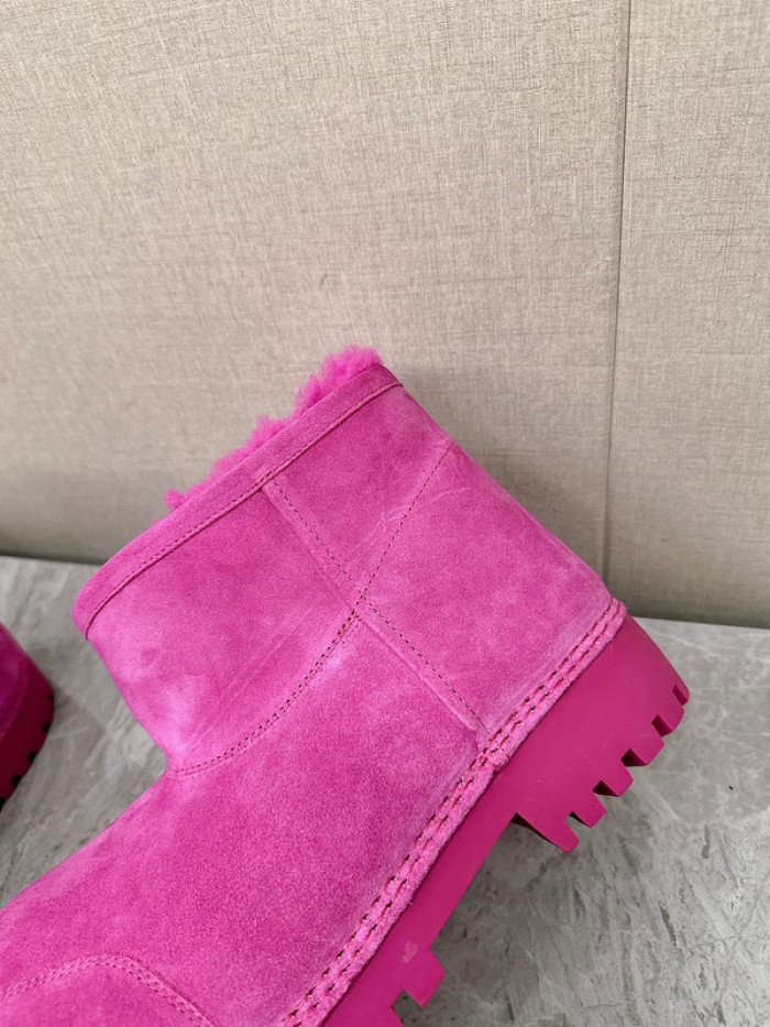 Ba1en*iaga Brown Alaska Fur Bootie